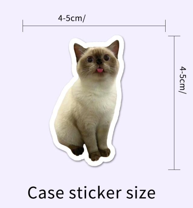 ファンシー ネコ 猫 シール cat 100枚セット