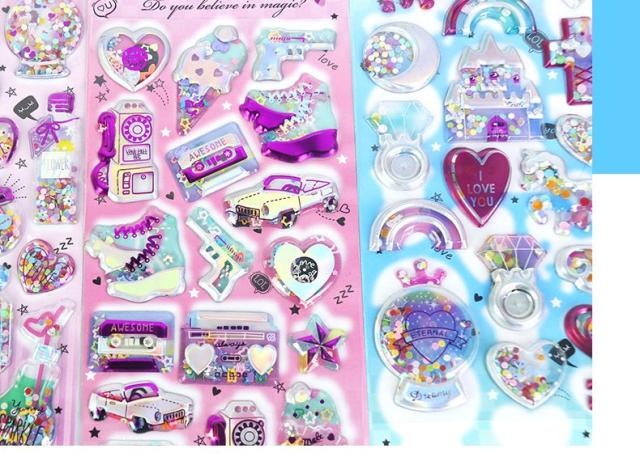 ゆめかわ キラ シャカ シール