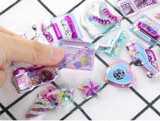 ゆめかわ キラ シャカ シール