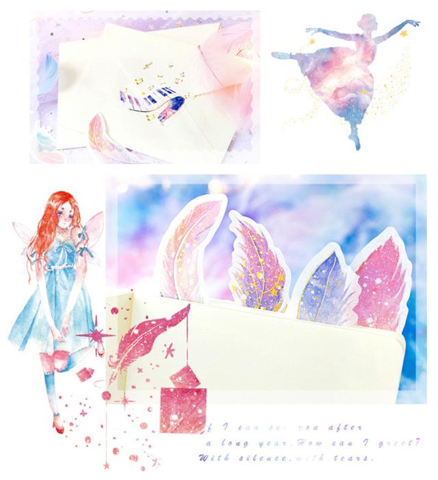 箔押パステルデコステッカー