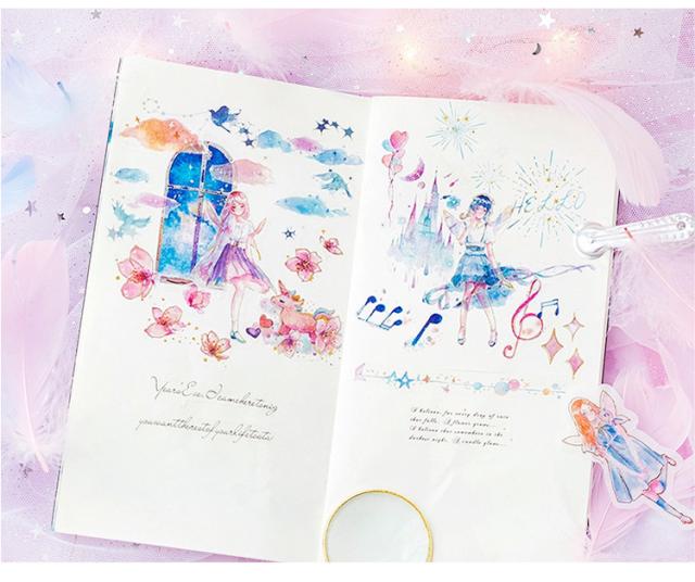 箔押パステルデコステッカー