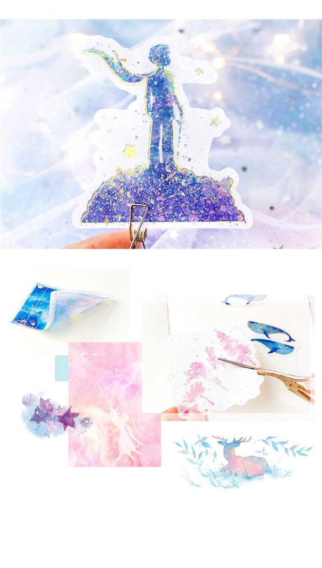 箔押パステルデコステッカー