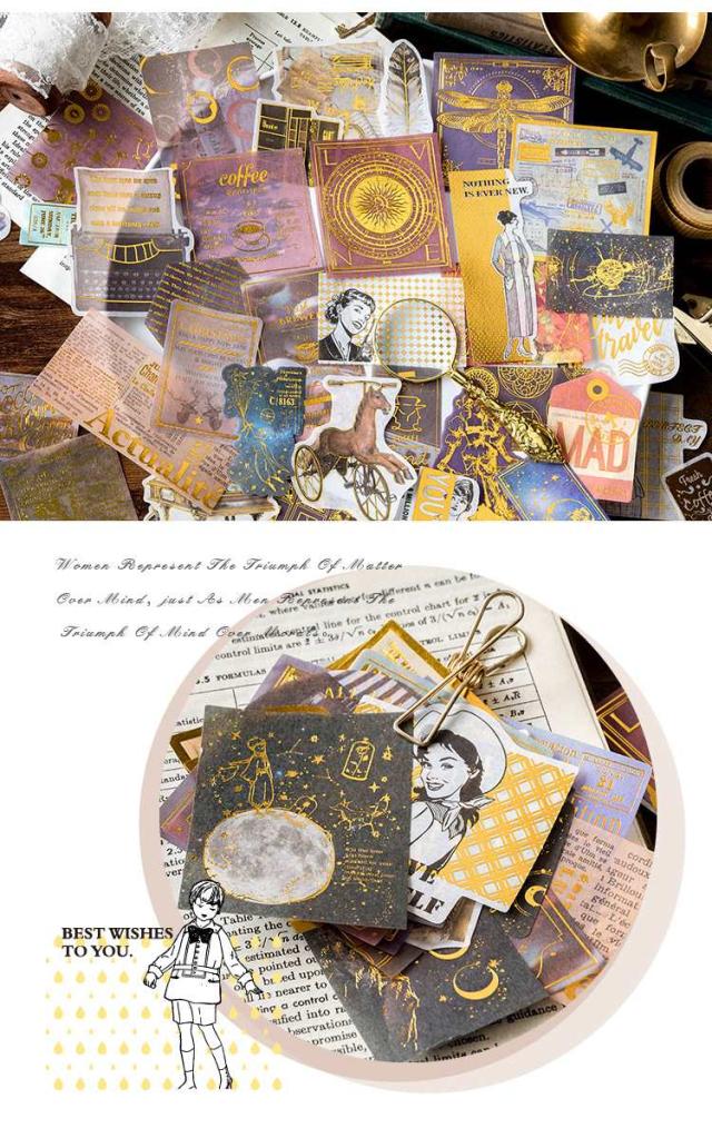 箔押デコステッカー