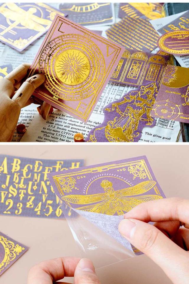 箔押デコステッカー