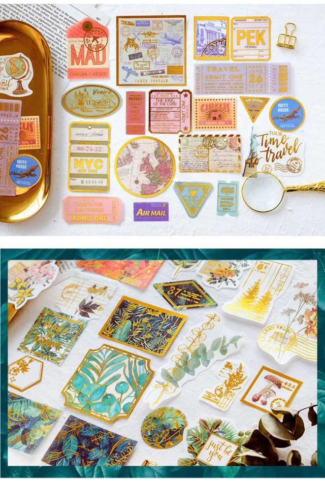 箔押デコステッカー