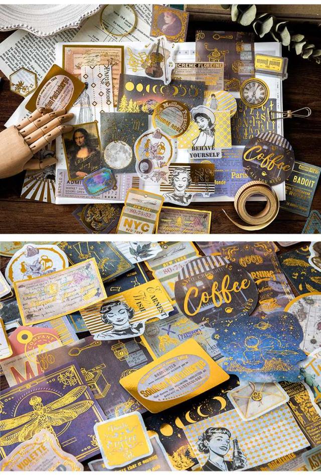 箔押デコステッカー