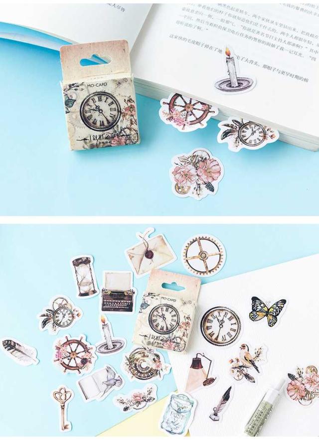 昔風 フレークシール