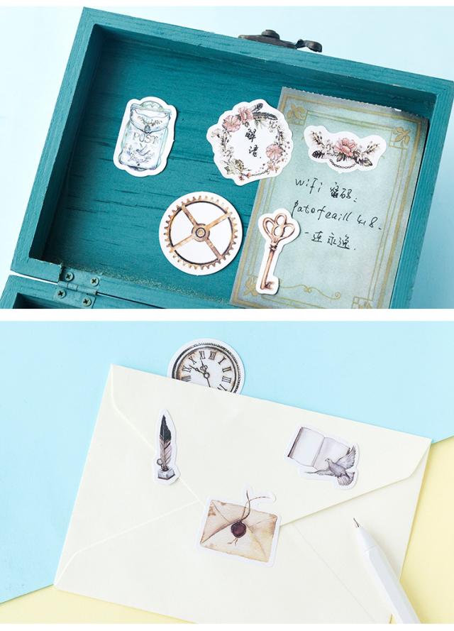 昔風 フレークシール