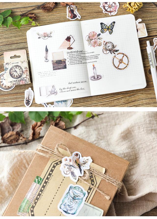 昔風 フレークシール