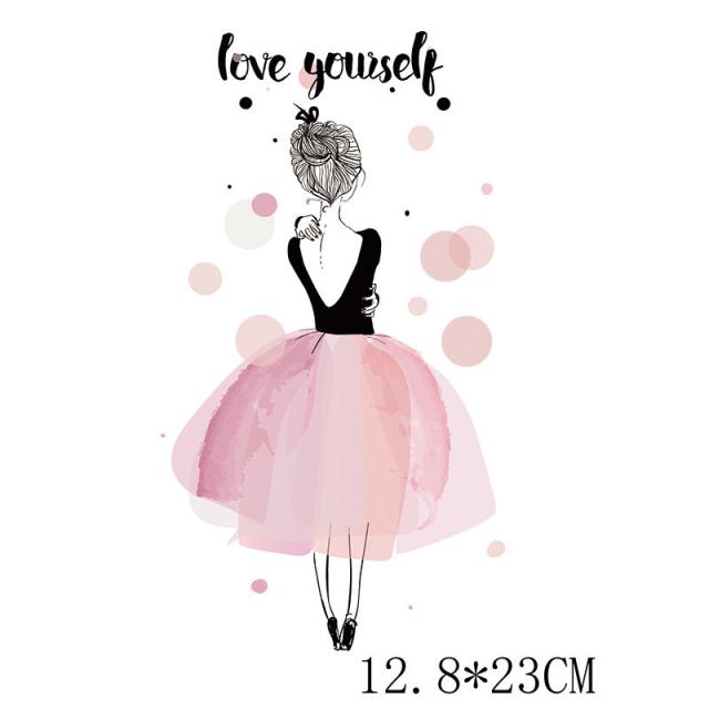 熱転写 シート ドレスの女の子