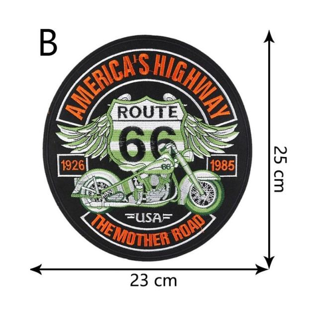 衣料用 大型刺繍ワッペン