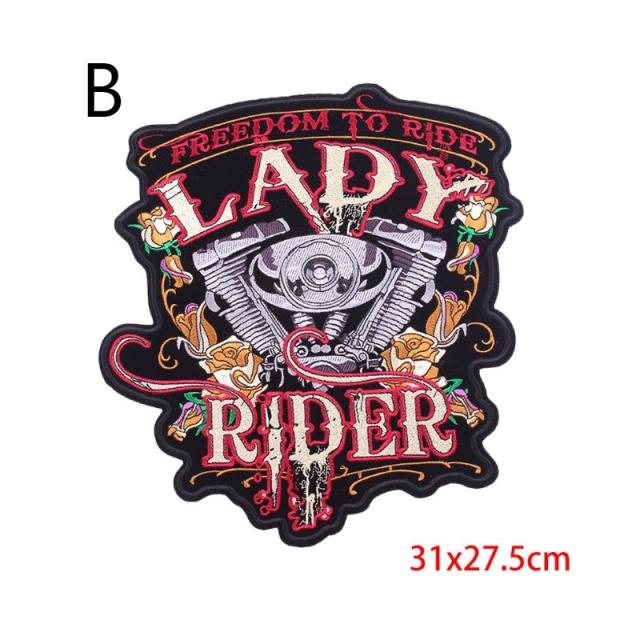 衣料用 大型刺繍ワッペン