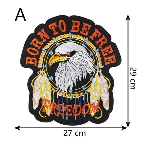 衣料用 大型刺繍ワッペン