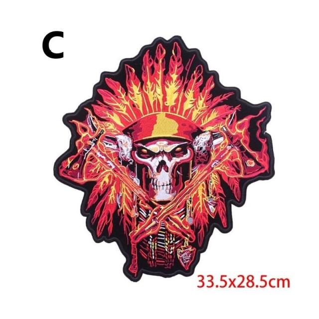 衣料用 大型刺繍ワッペン