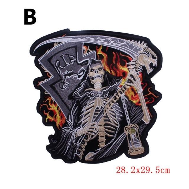 衣料用 大型刺繍ワッペン