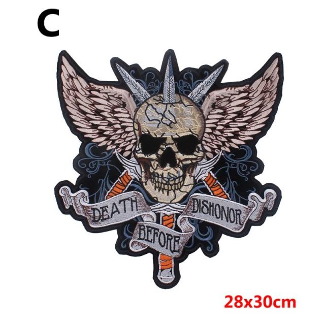 衣料用 大型刺繍ワッペン