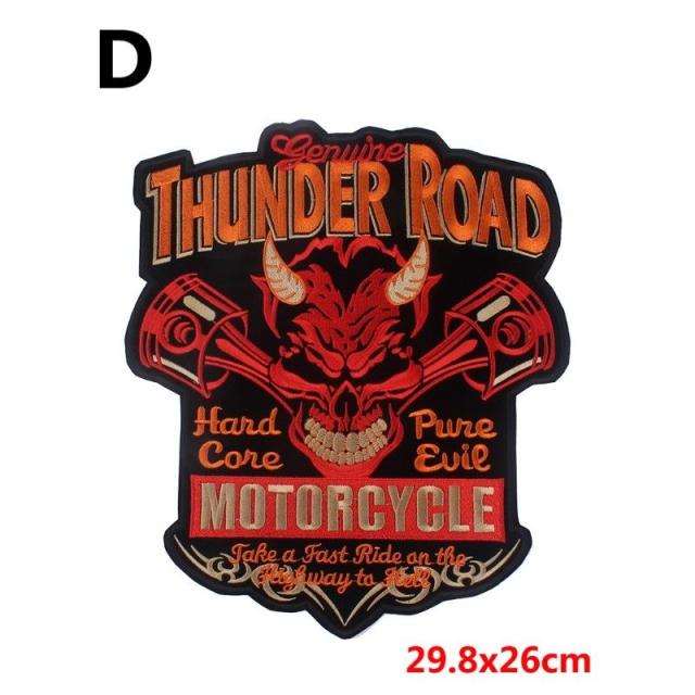 衣料用 大型刺繍ワッペン