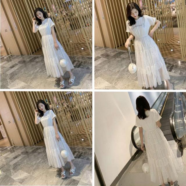 チュールスカート ワンピース