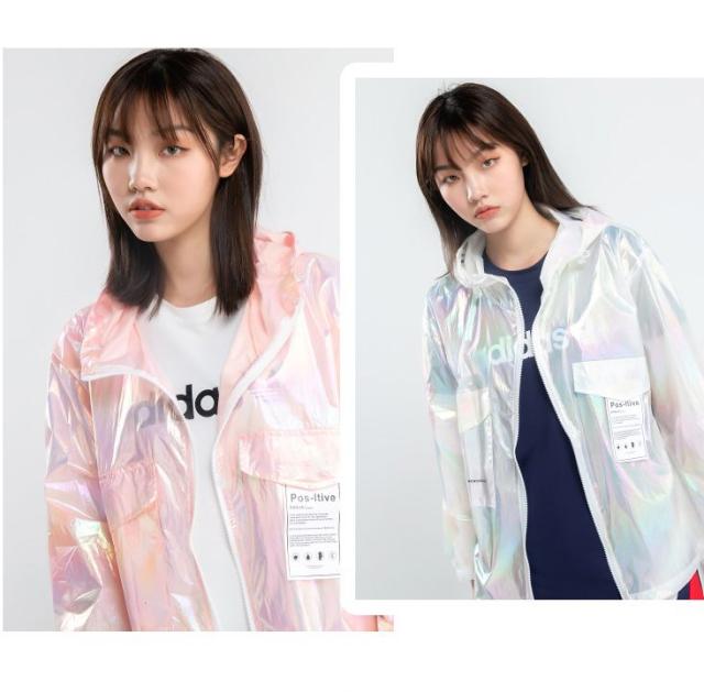 ミラー素材　パーカー