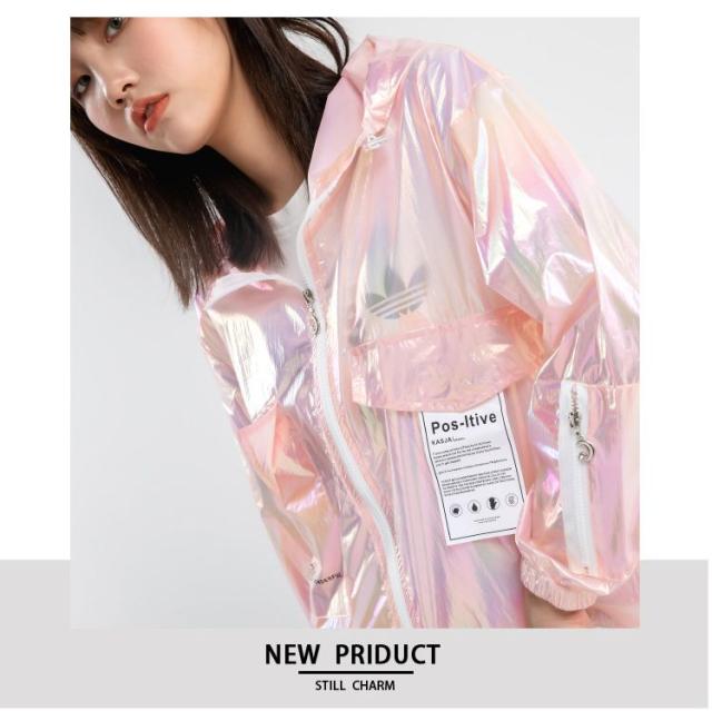 ミラー素材　パーカー