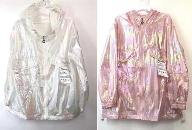 ミラー素材　パーカー