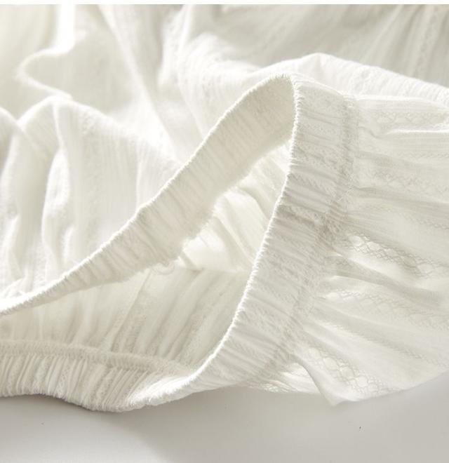 綿レース オーバーパンツ