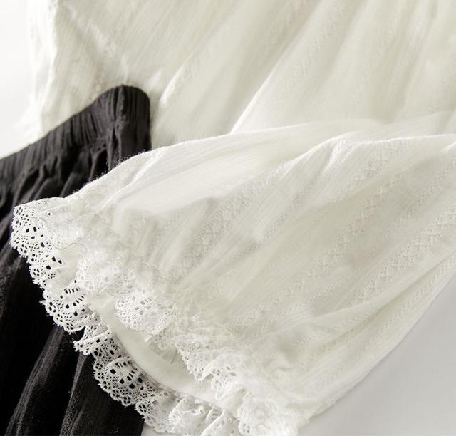 綿レース オーバーパンツ