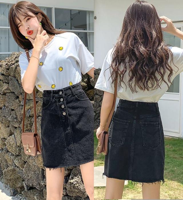 デニム ミニスカート