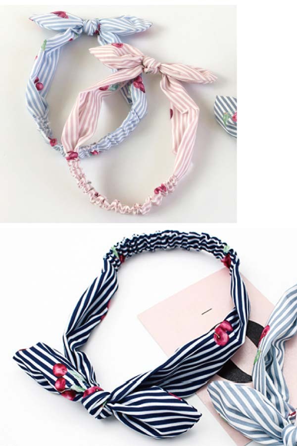 トライプさくらんぼヘアバンド