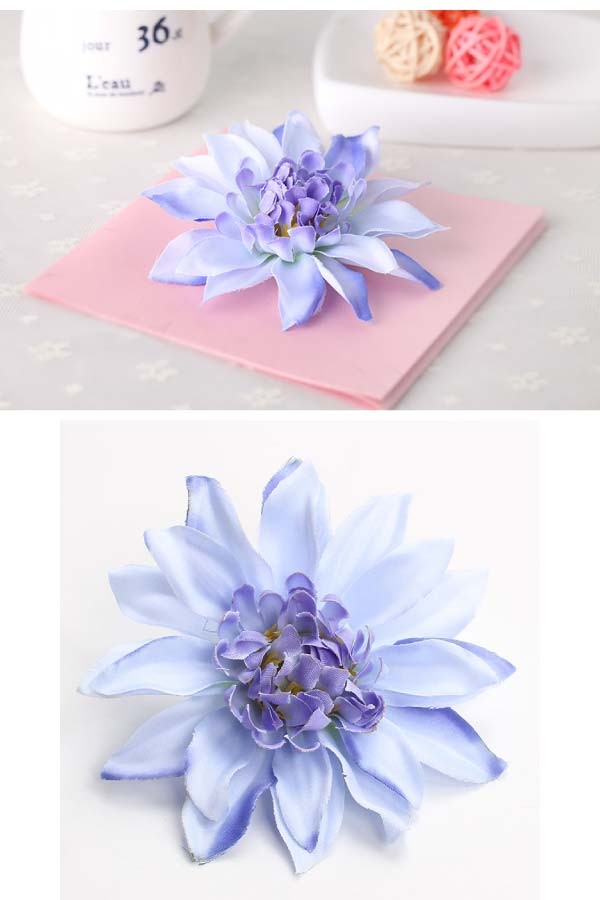 造花ヘアクリップダリア