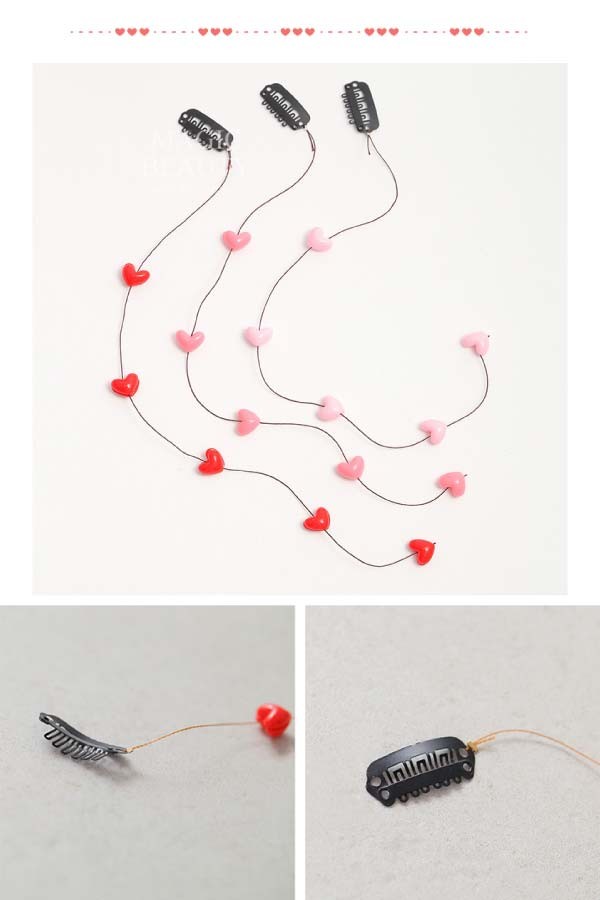 ハートビーズエクステ