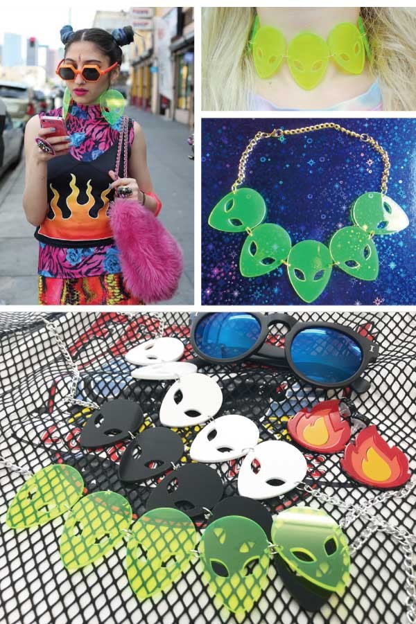 宇宙人ネックレス