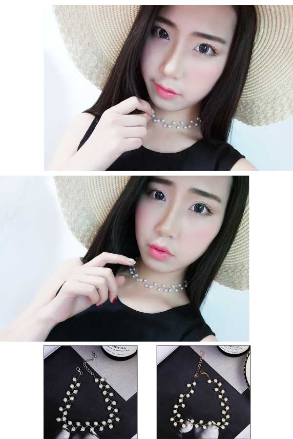 パールチェーンチョーカー