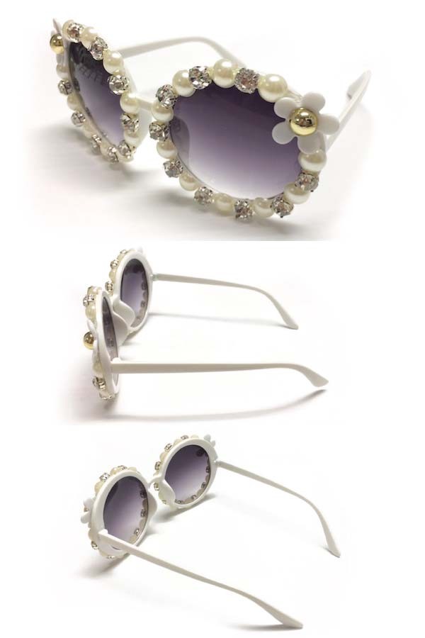 デコフレームサングラス