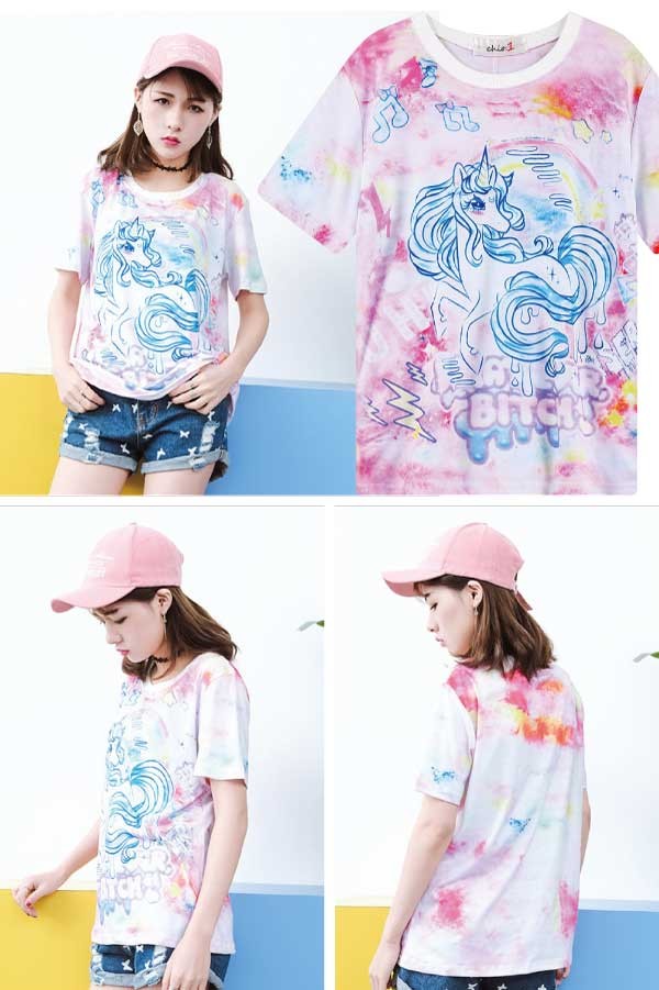 ゆめかわいい Tシャツ ユニコーン B