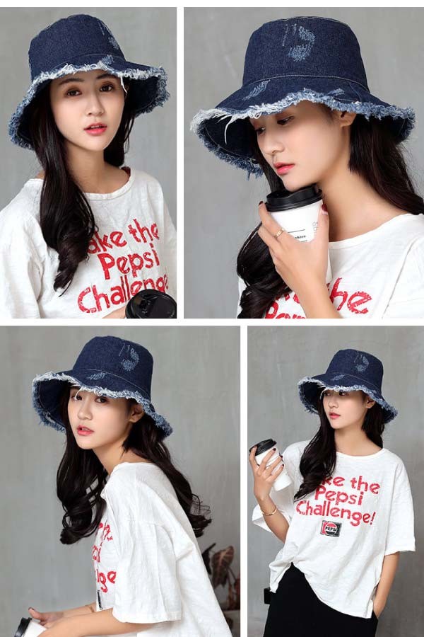 デニムバケットハット