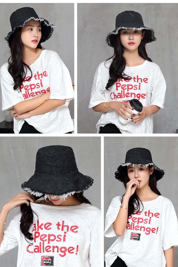 デニムバケットハット