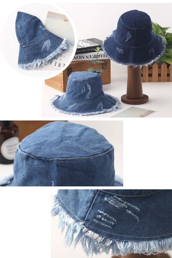 デニムバケットハット