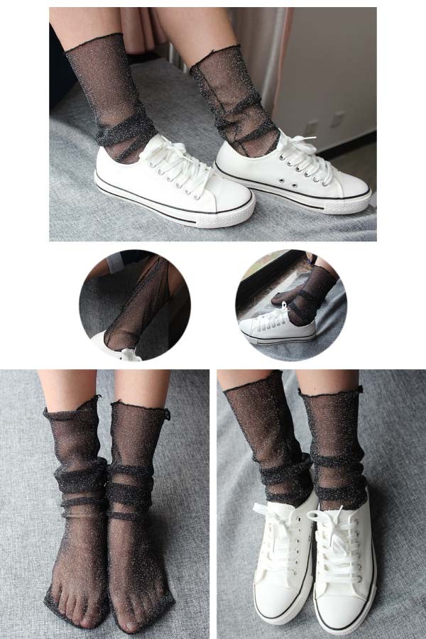 シースルー靴下