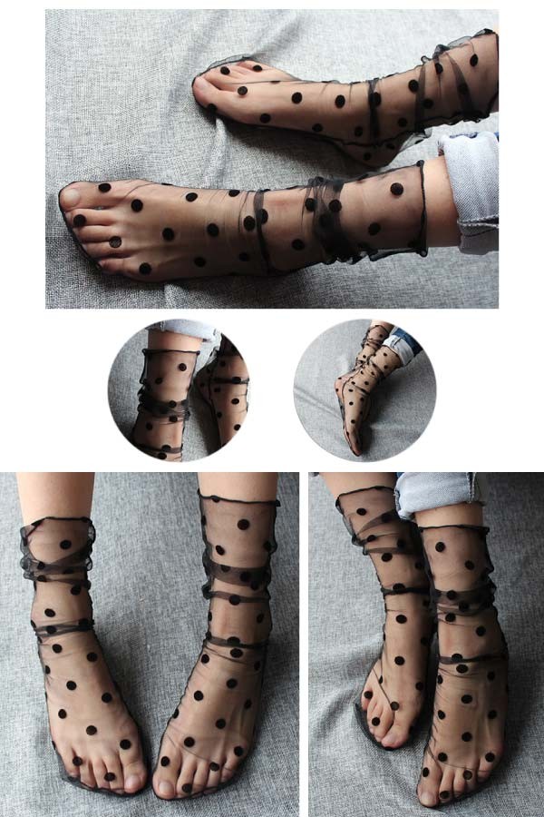 シースルー靴下