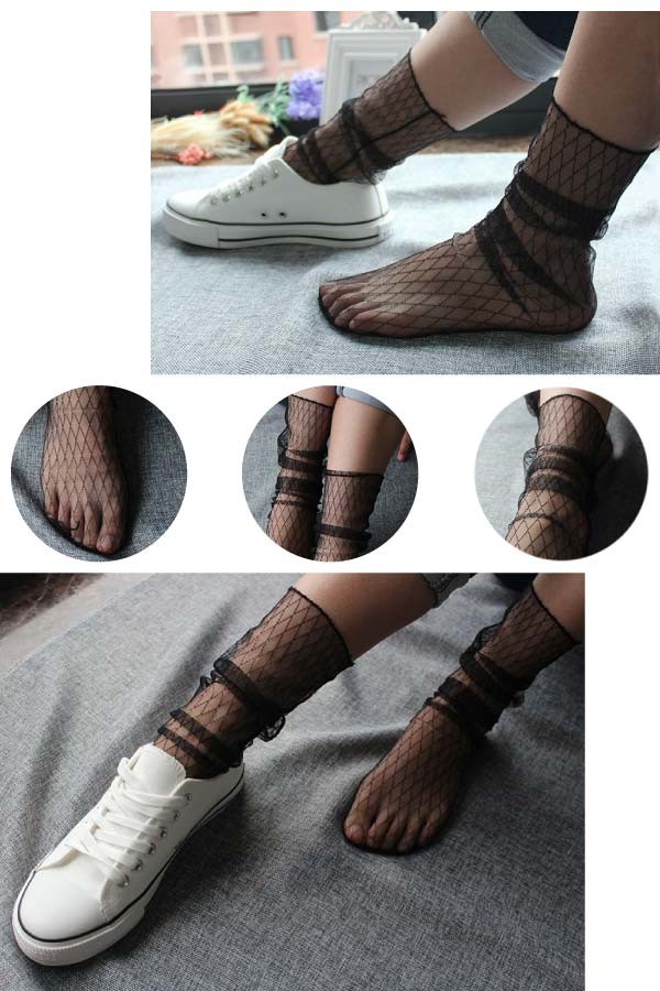 シースルー靴下
