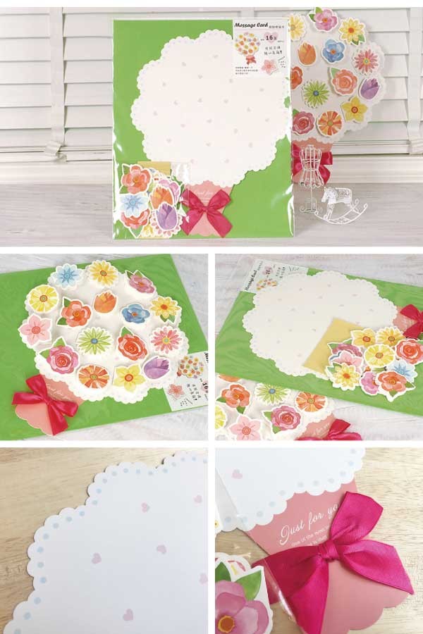 ダイカット色紙