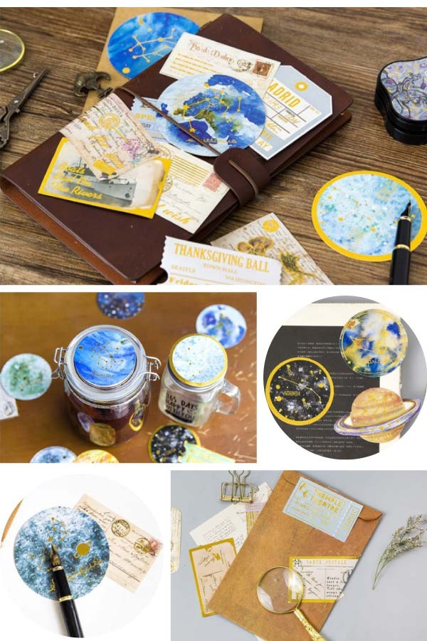 箔押しフレークシール