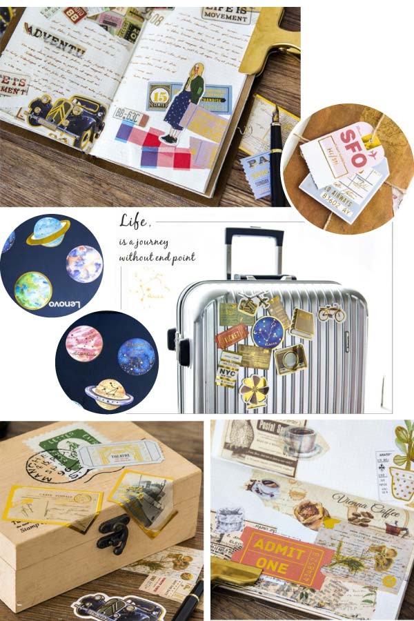 箔押しフレークシール