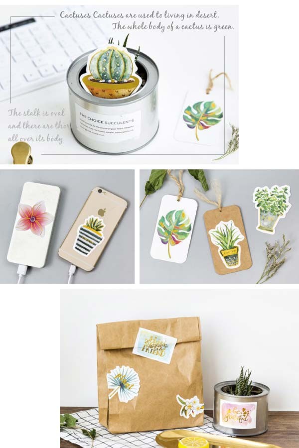 箔押しフレークシール