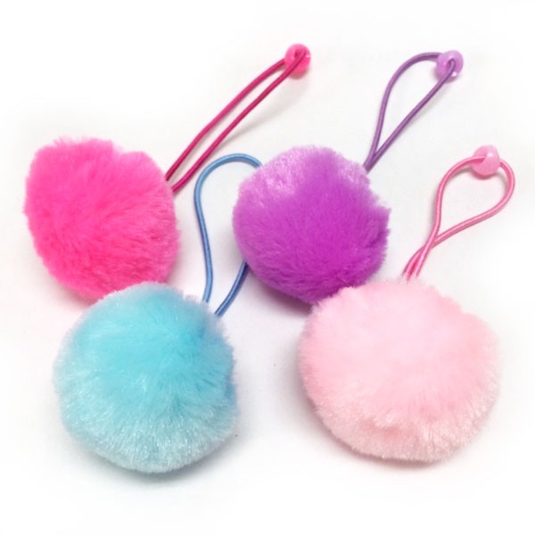 ポンポンヘアゴム