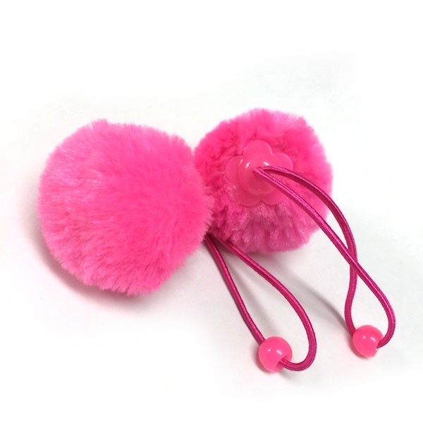 ポンポンヘアゴム