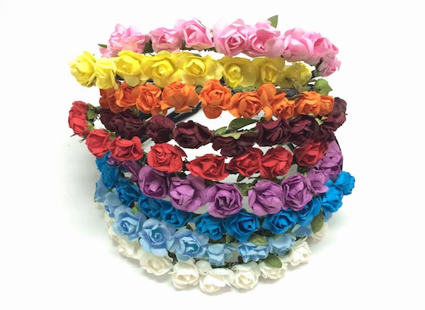 造花 細身 カチューシャ