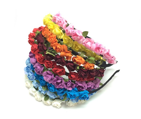 造花 細身 カチューシャ