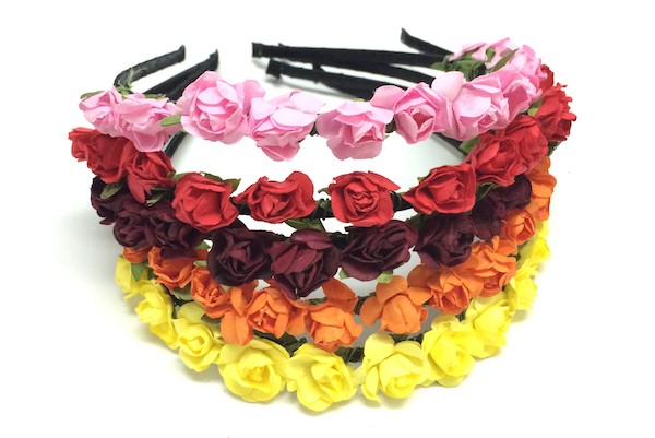 造花 細身 カチューシャ